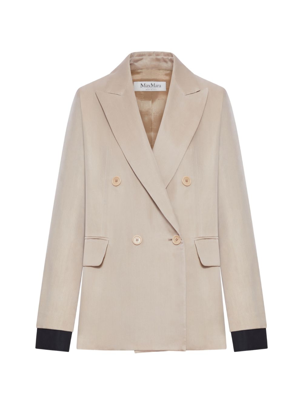 Max Mara Women Silk Double-Breasted Jacket MAX MARA