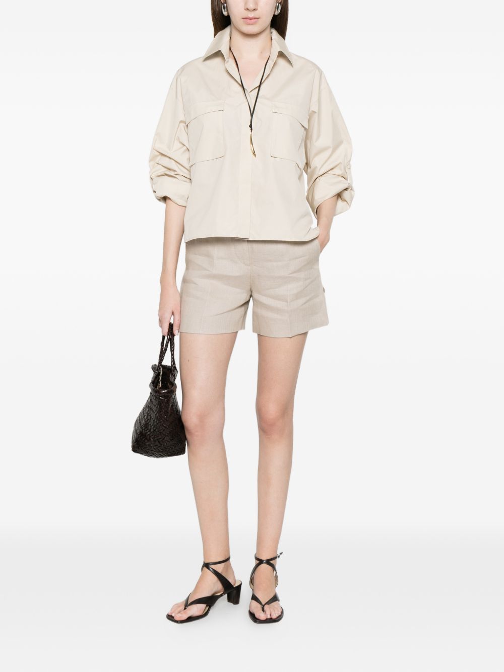 Max Mara Women Linen Shorts MAX MARA