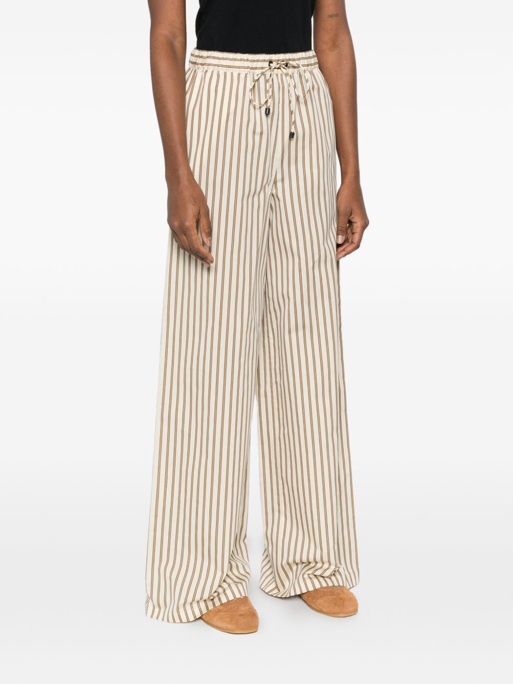 Max Mara Women Striped Wide-Leg Trousers MAX MARA