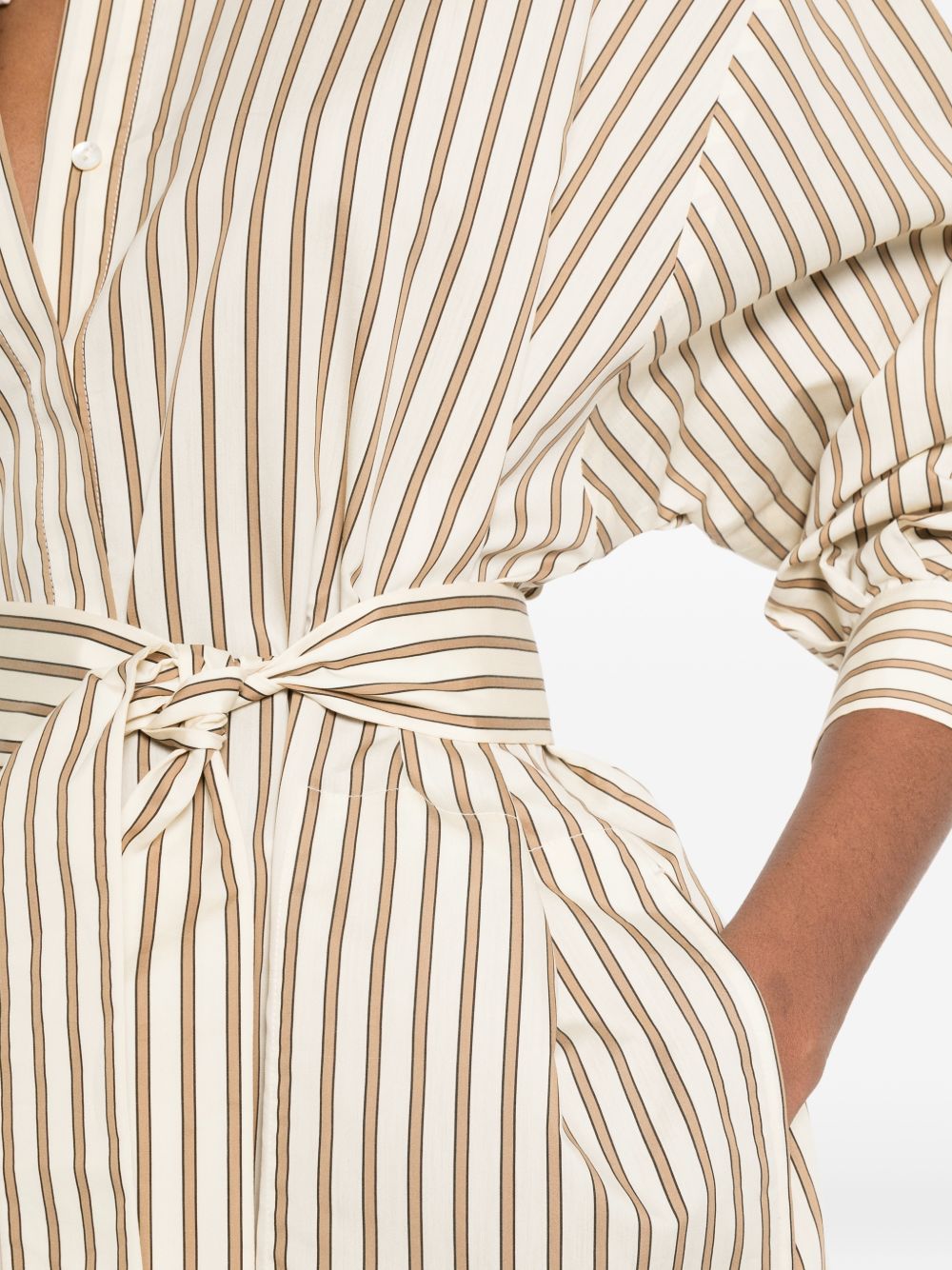 Max Mara Women Striped Silk Blend Dress MAX MARA
