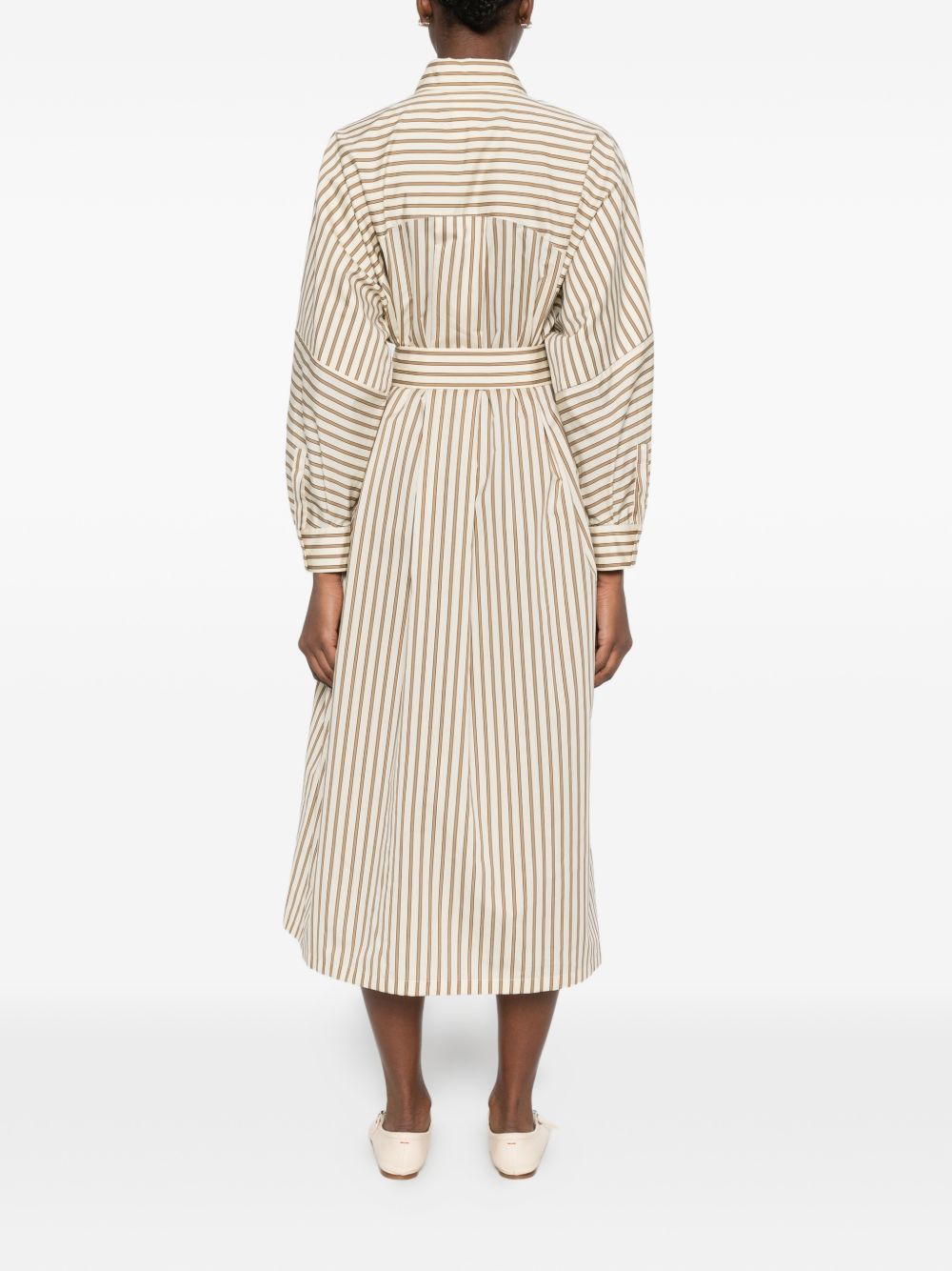 Max Mara Women Striped Silk Blend Dress MAX MARA