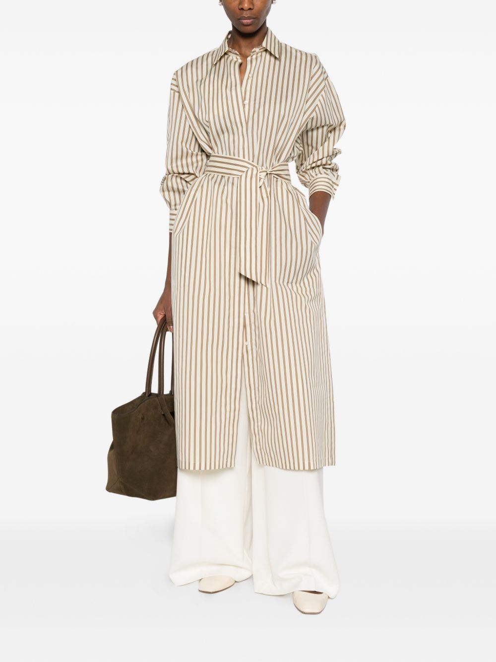 Max Mara Women Striped Silk Blend Dress MAX MARA