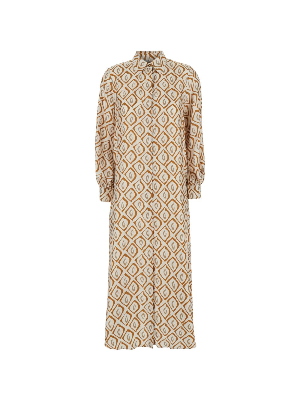 Max Mara Women Printed Silk Maxi Dress MAX MARA