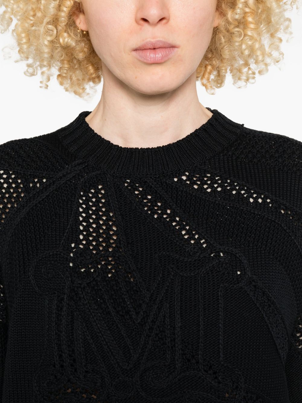 Max Mara Women Cotton Crewneck Sweater MAX MARA