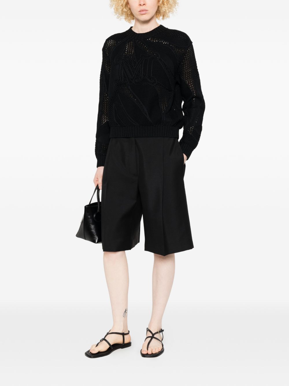 Max Mara Women Cotton Crewneck Sweater MAX MARA