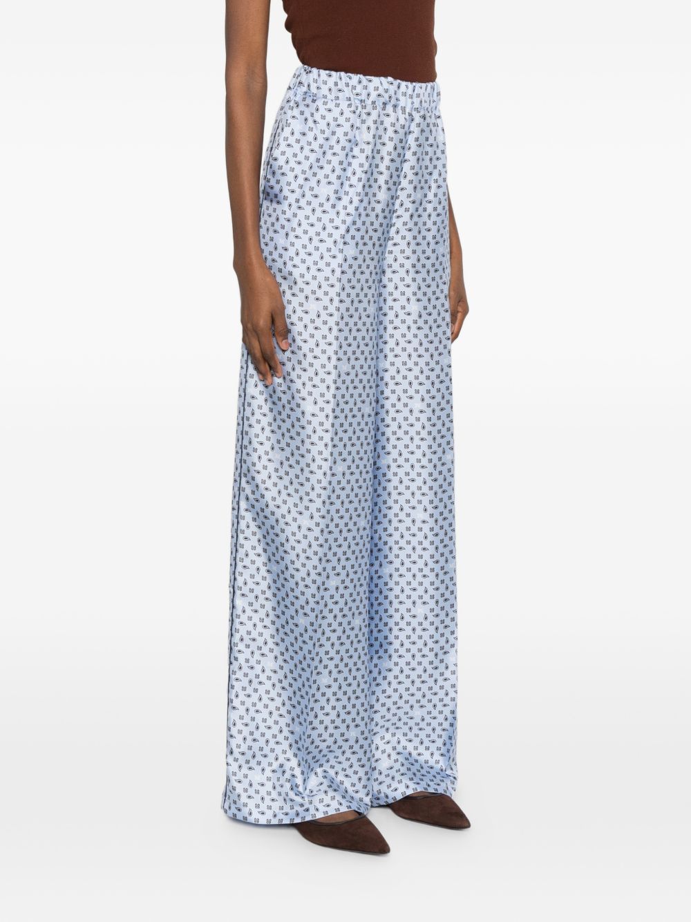 Max Mara Women Silk Trousers