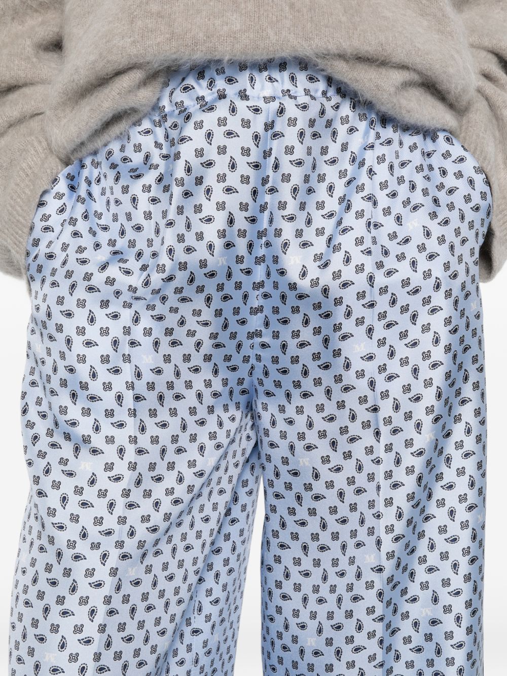 Max Mara Women Silk Trousers