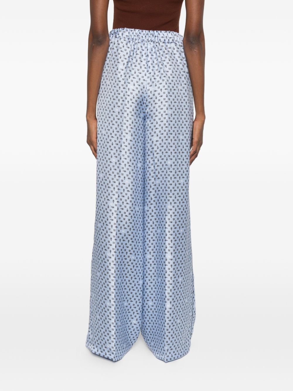 Max Mara Women Silk Trousers