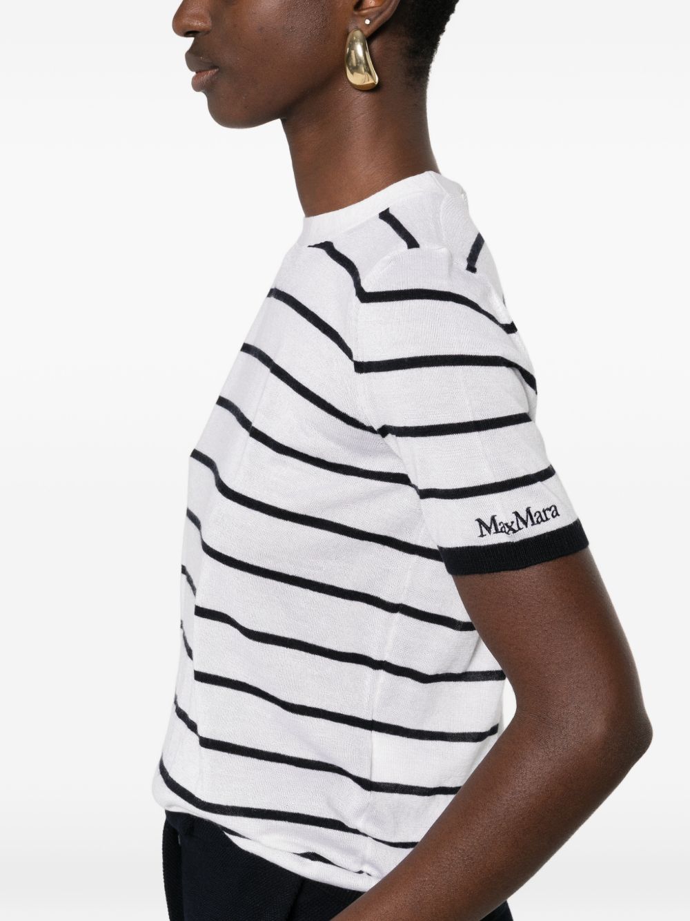 Max Mara Women Striped T-Shirt MAX MARA