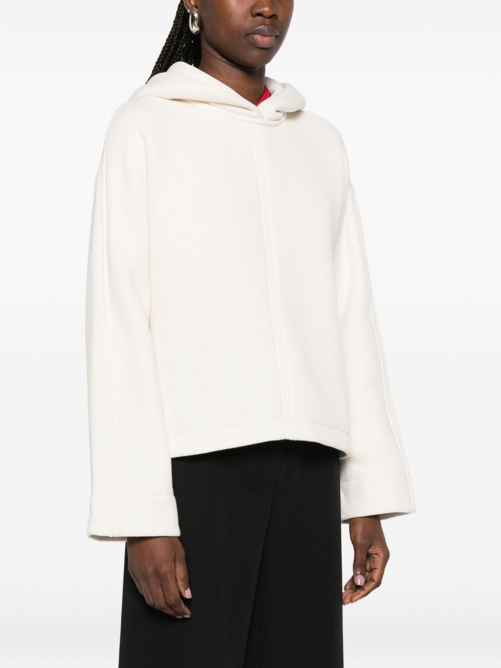 Max Mara Women Logo Cotton Hoodie MAX MARA
