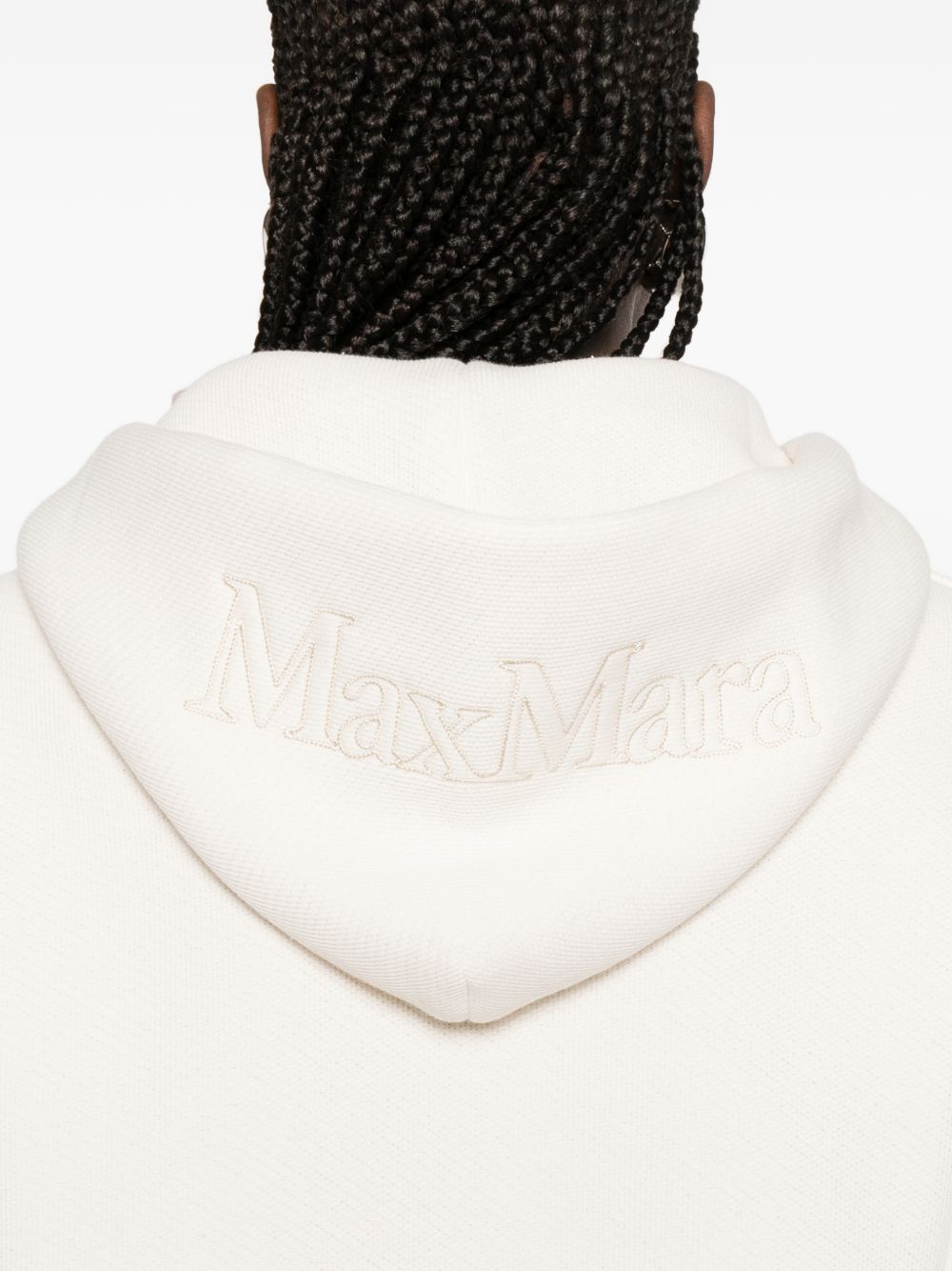 Max Mara Women Logo Cotton Hoodie MAX MARA