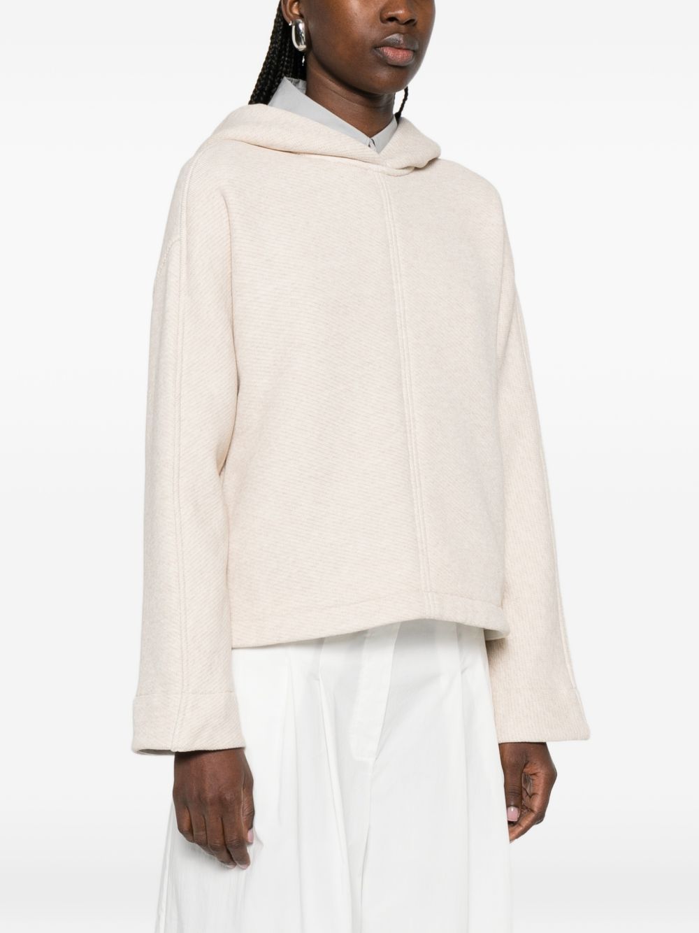 Max Mara Women Logo Cotton Hoodie MAX MARA