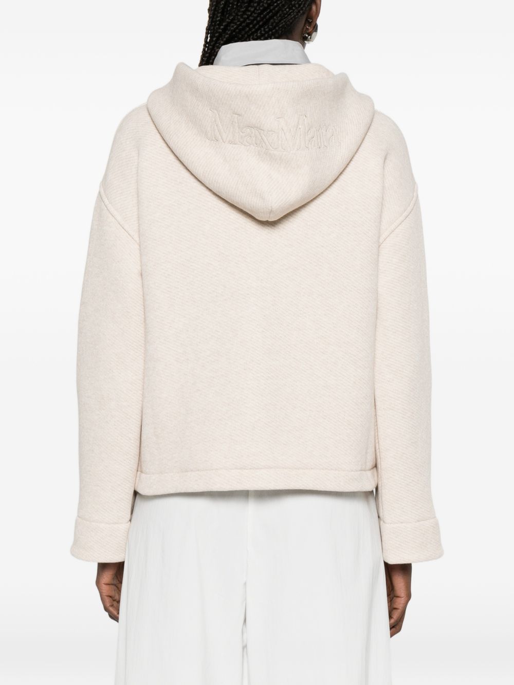 Max Mara Women Logo Cotton Hoodie MAX MARA