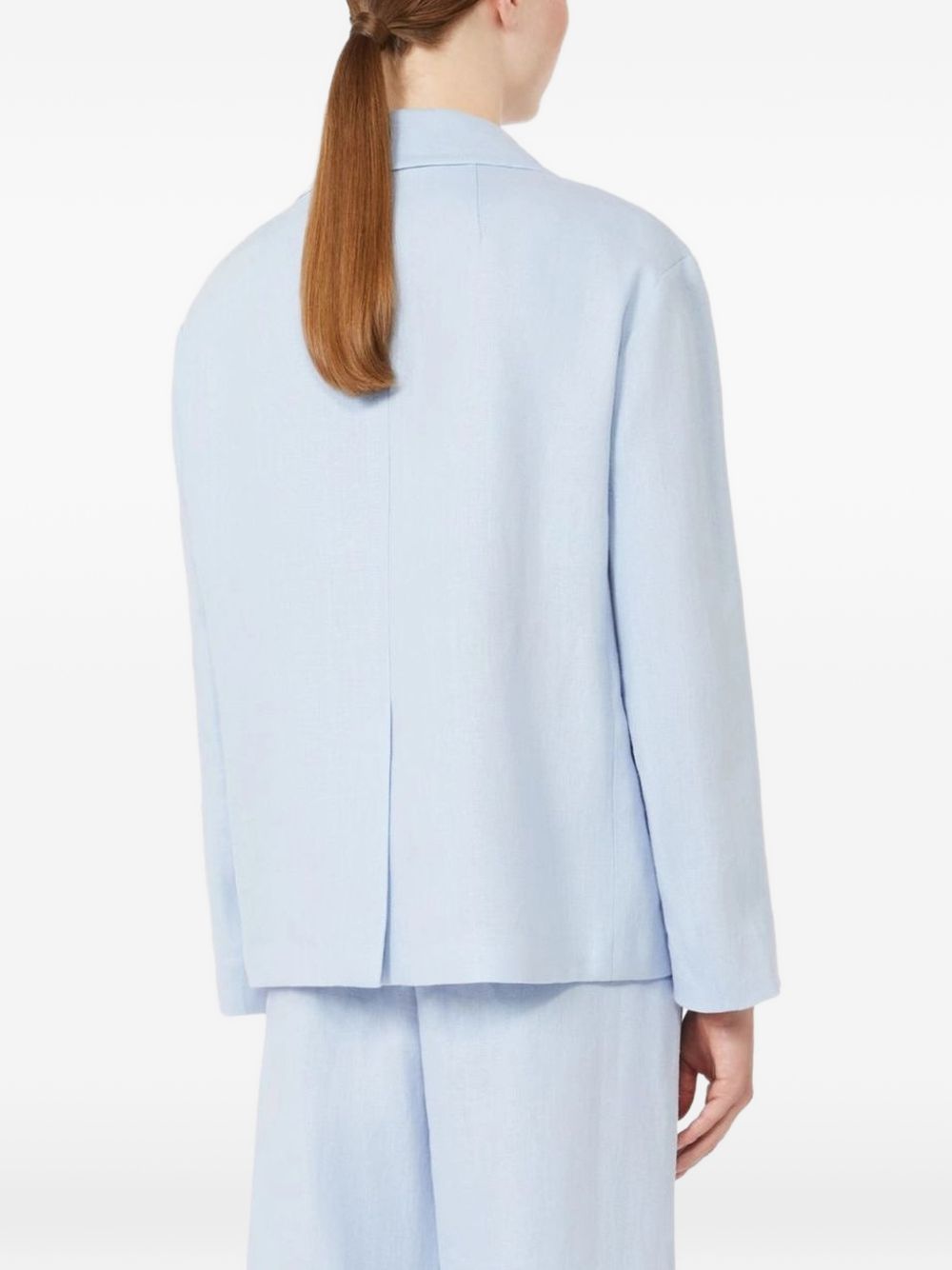 'S Max Mara Women Linen Double-Breasted Jacket S MAX MARA
