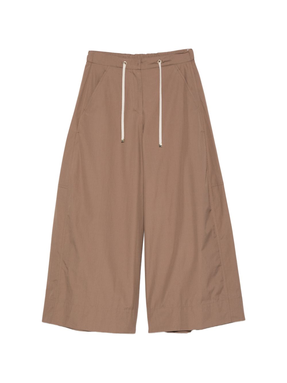'S Max Mara Women Cotton Wide-Leg Trousers S MAX MARA