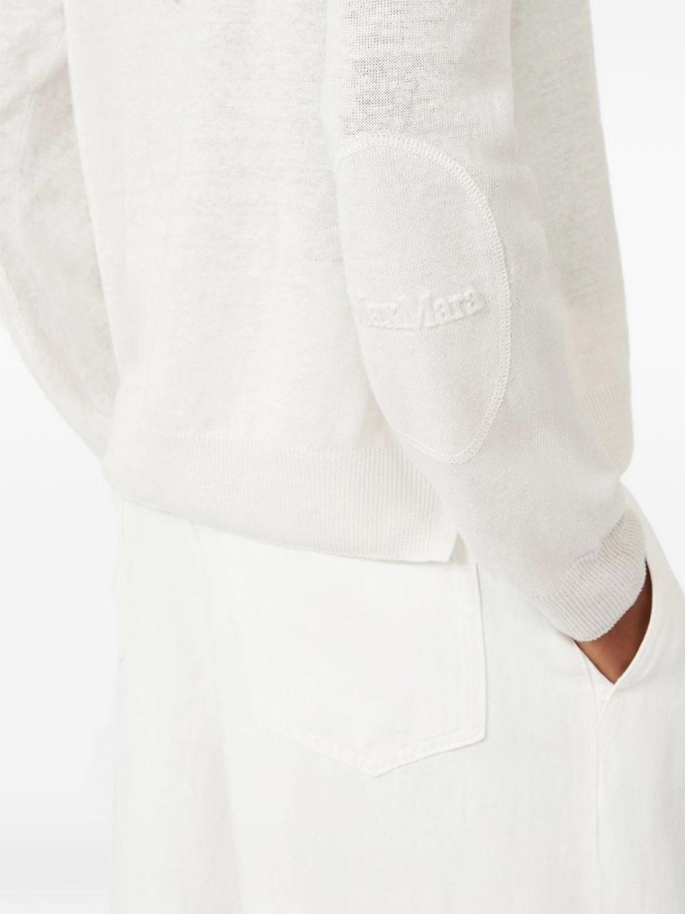 'S Max Mara Women Linen Crewneck Sweater