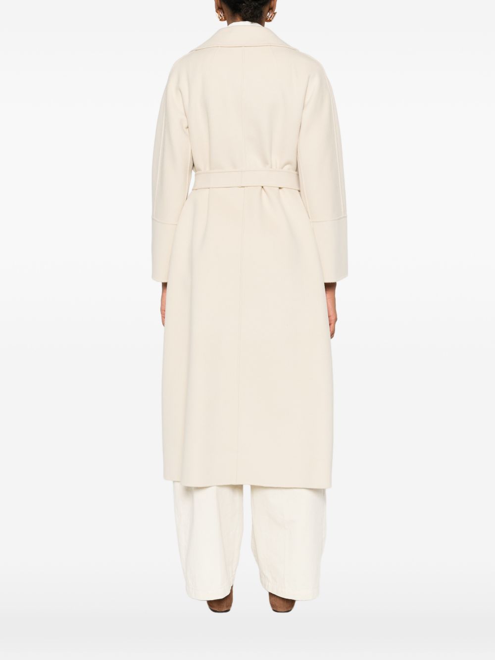 'S Max Mara Women Wool Long Coat S MAX MARA