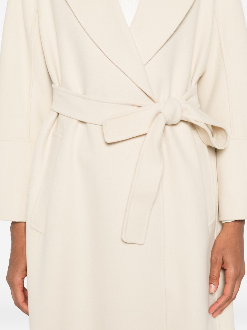 'S Max Mara Women Wool Long Coat S MAX MARA