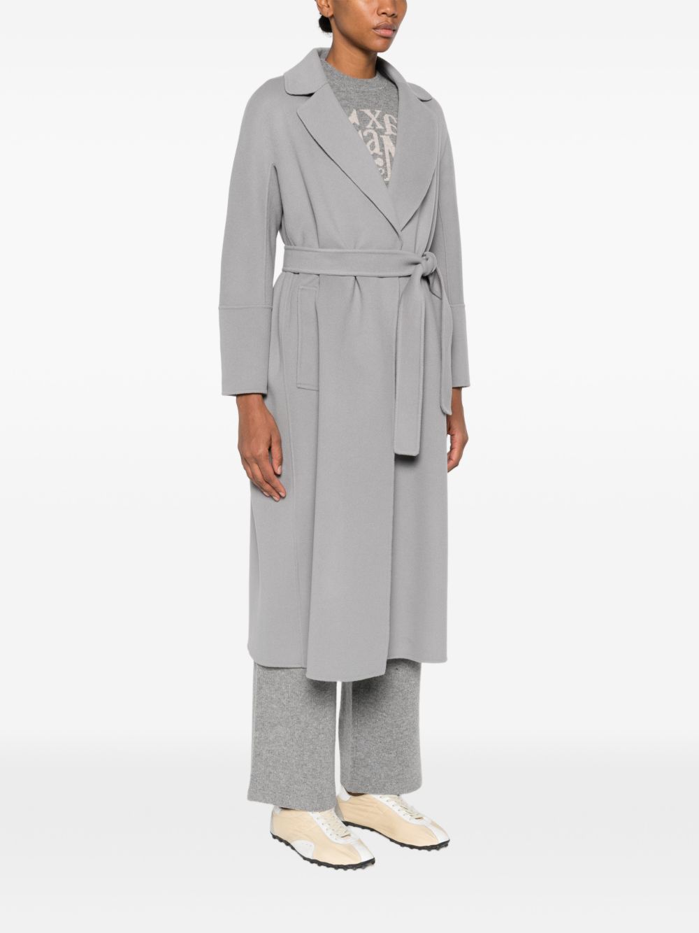 'S Max Mara Women Wool Long Coat S MAX MARA
