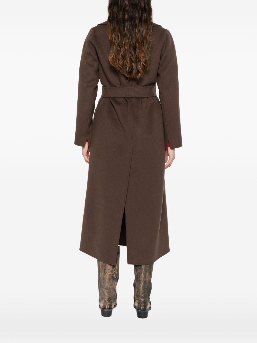 'S Max Mara Women Wool Long Coat S MAX MARA