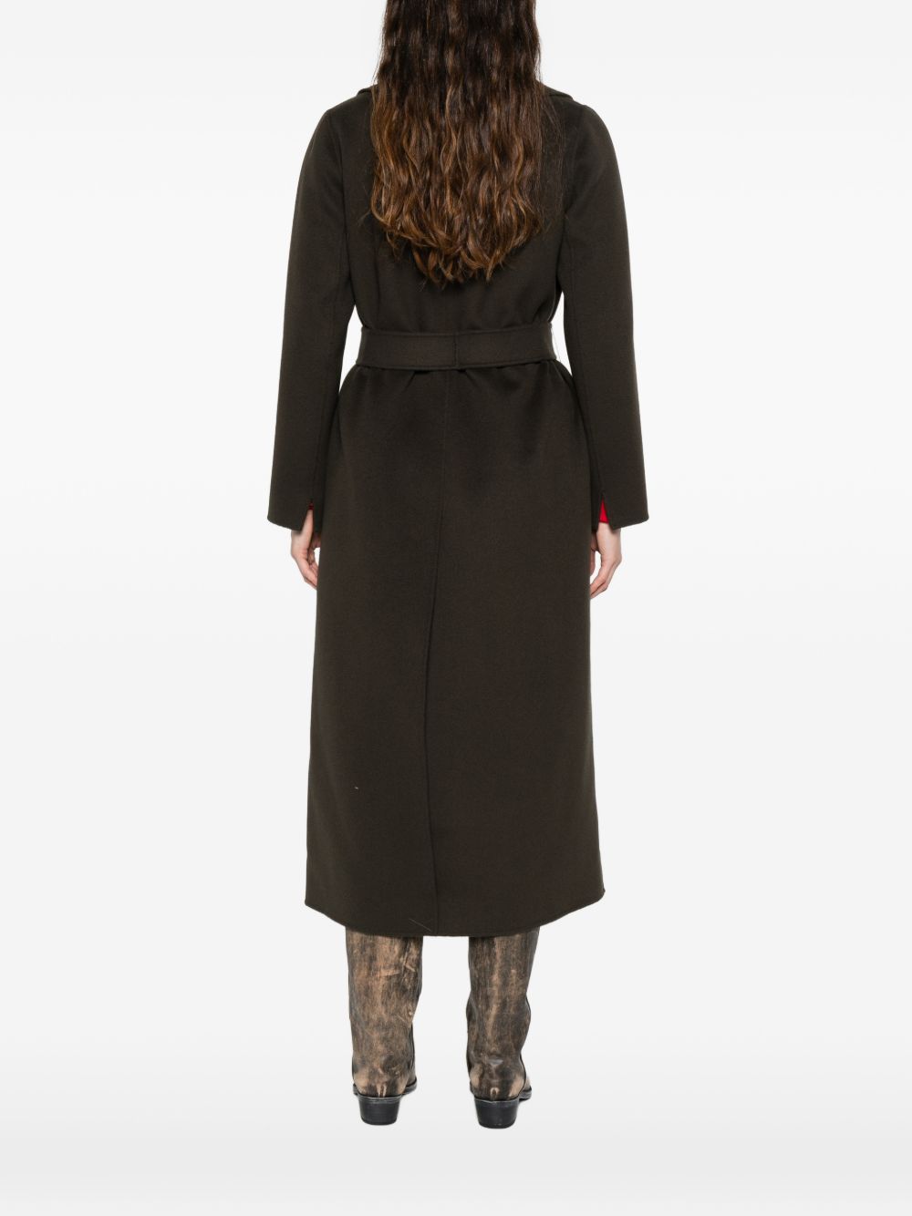 'S Max Mara Women Wool Long Coat S MAX MARA