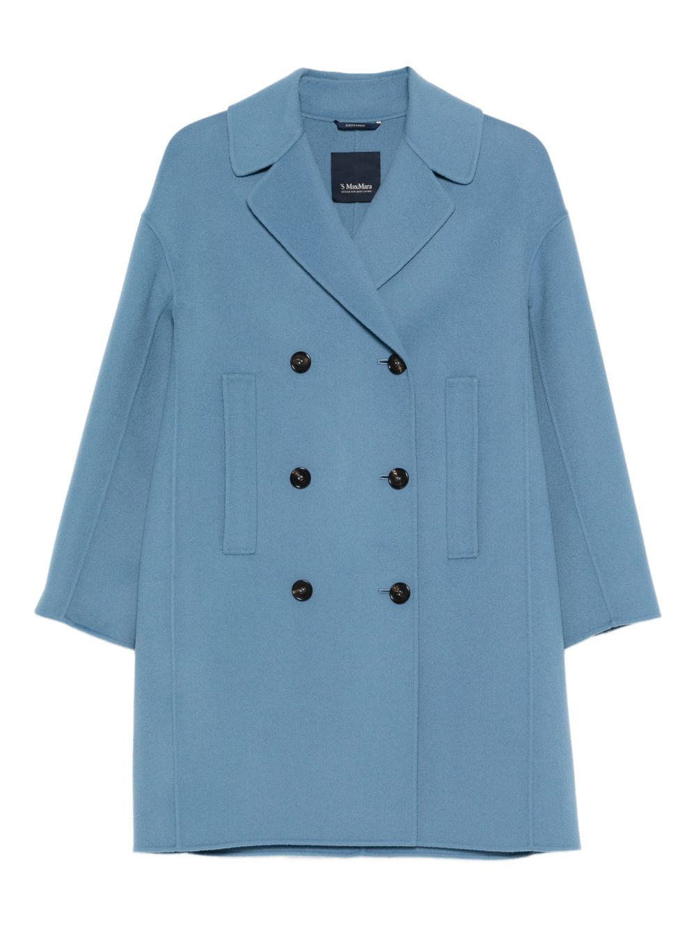 'S Max Mara Women Wool Double-Breasted Coat S MAX MARA