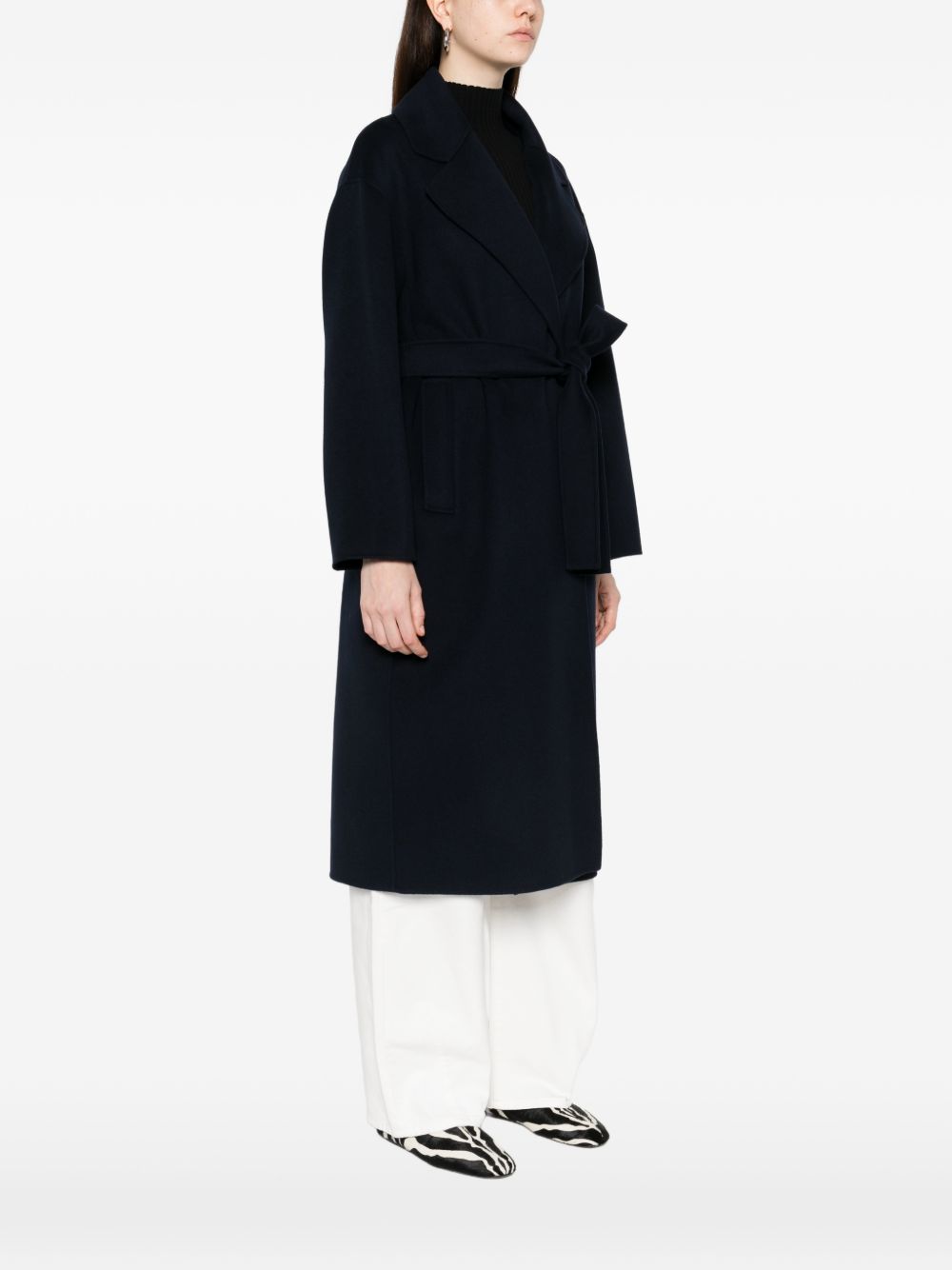 'S Max Mara Women Wool Long Coat S MAX MARA