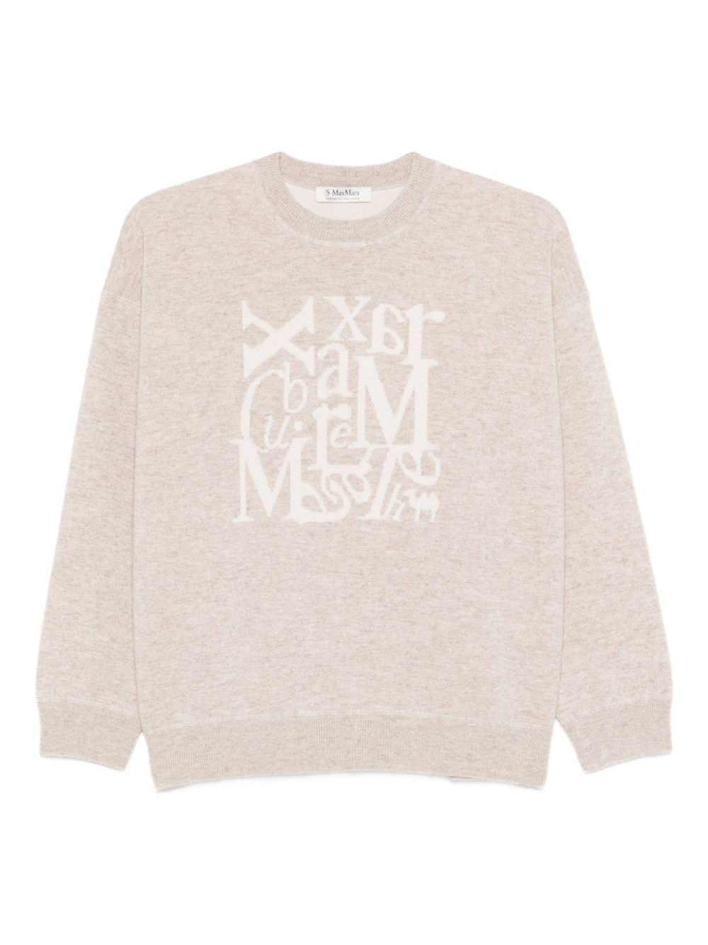 'S Max Mara Women Logo Crewneck Sweater