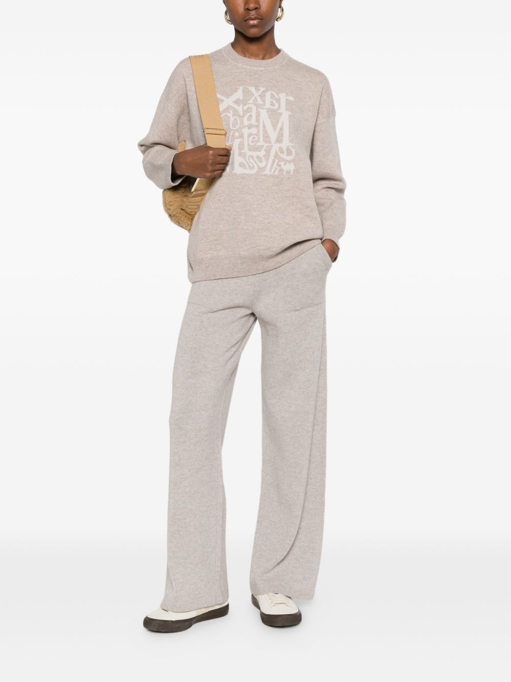 'S Max Mara Women Logo Crewneck Sweater