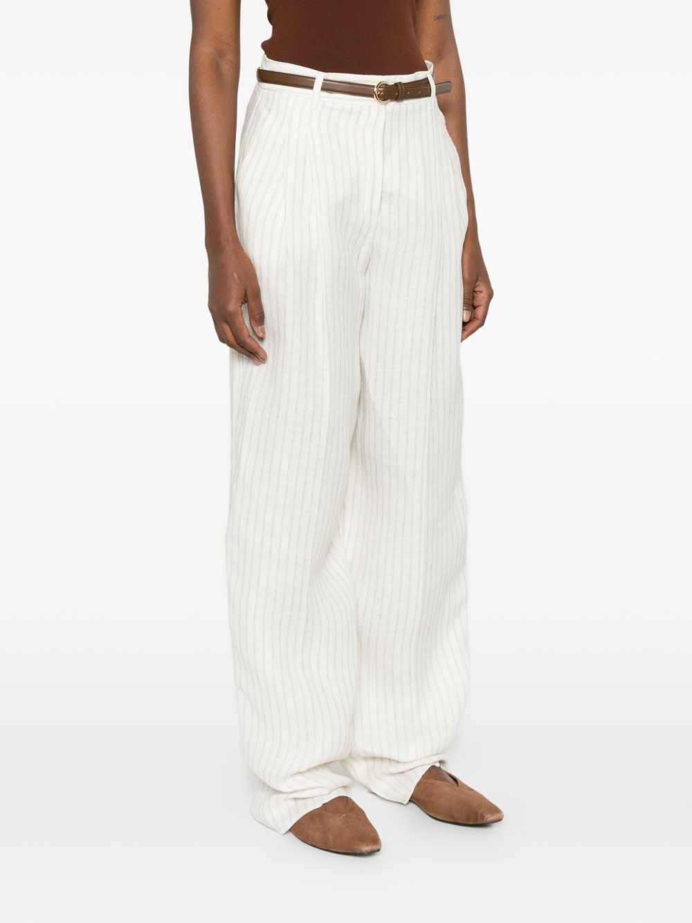 Max Mara Women Linen Trousers MAX MARA