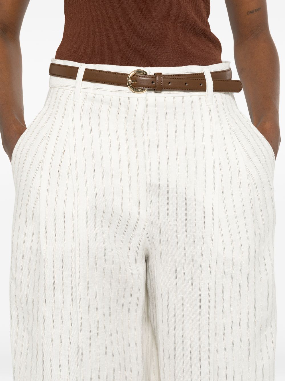 Max Mara Women Linen Trousers MAX MARA