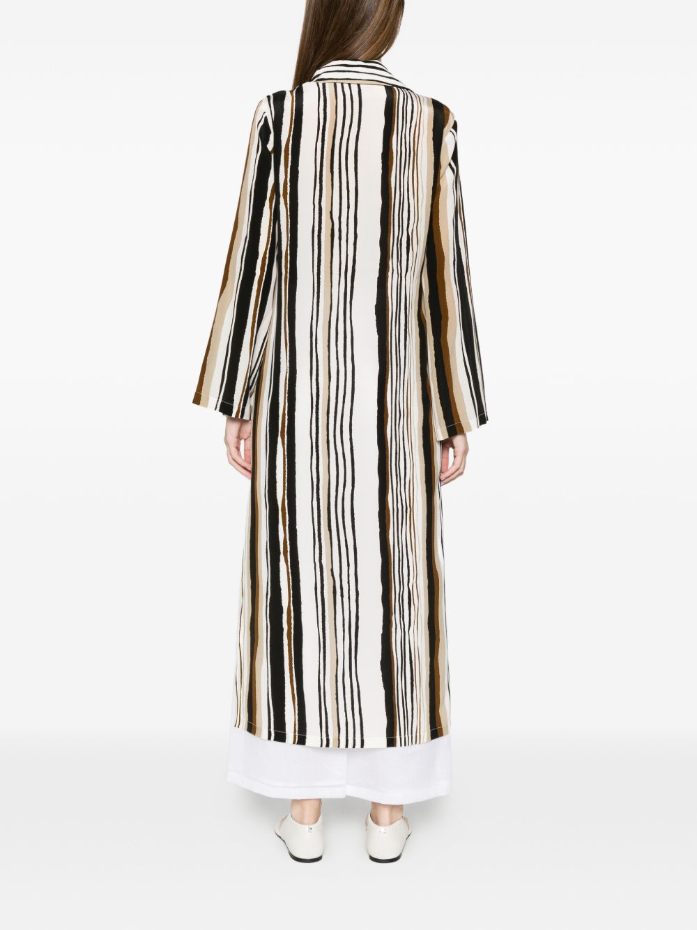 Max Mara Women Striped Silk Long Dress MAX MARA