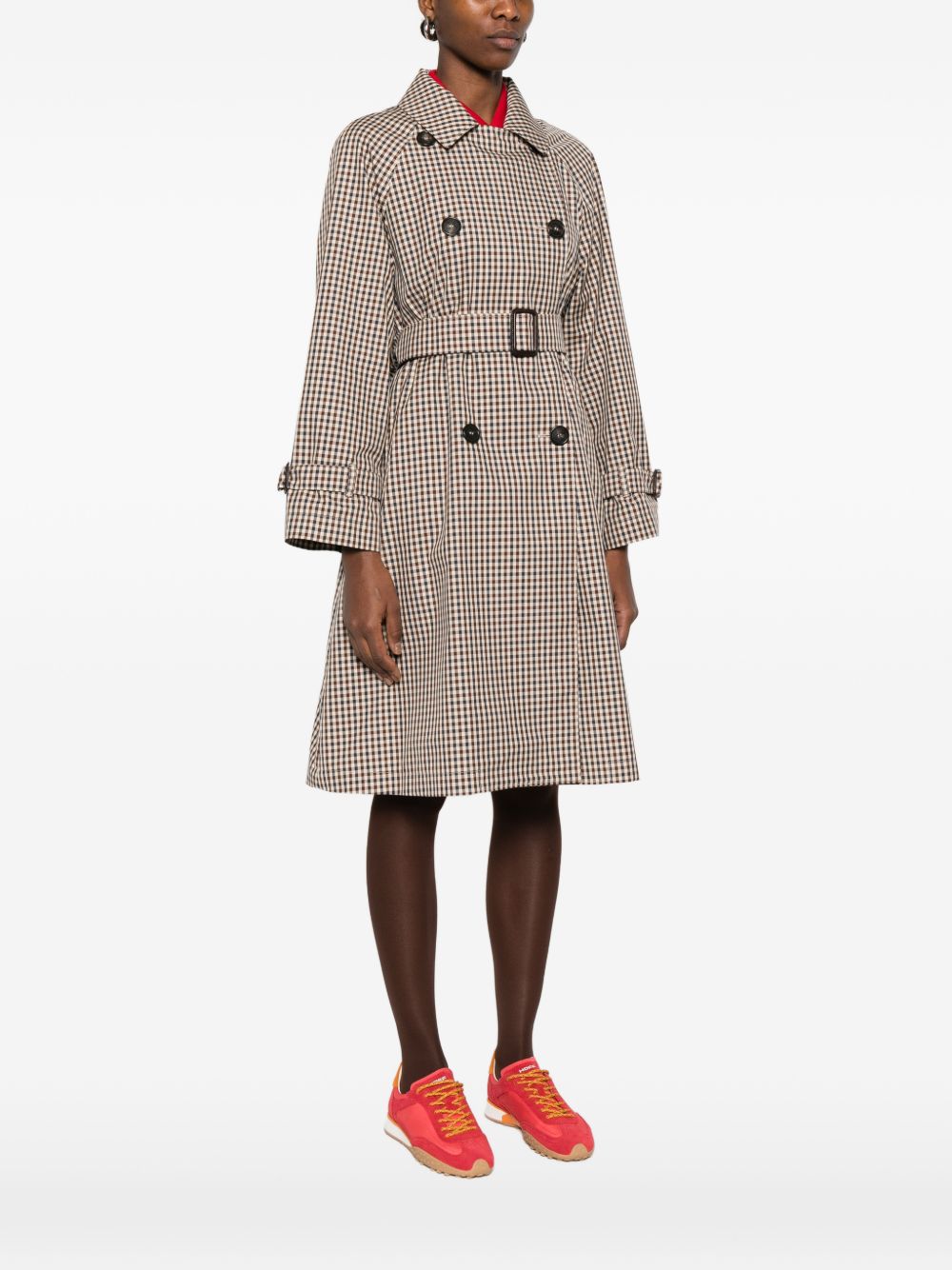 Max Mara The Cube Women Cotton Blend Trench Coat MAX MARA THE CUBE