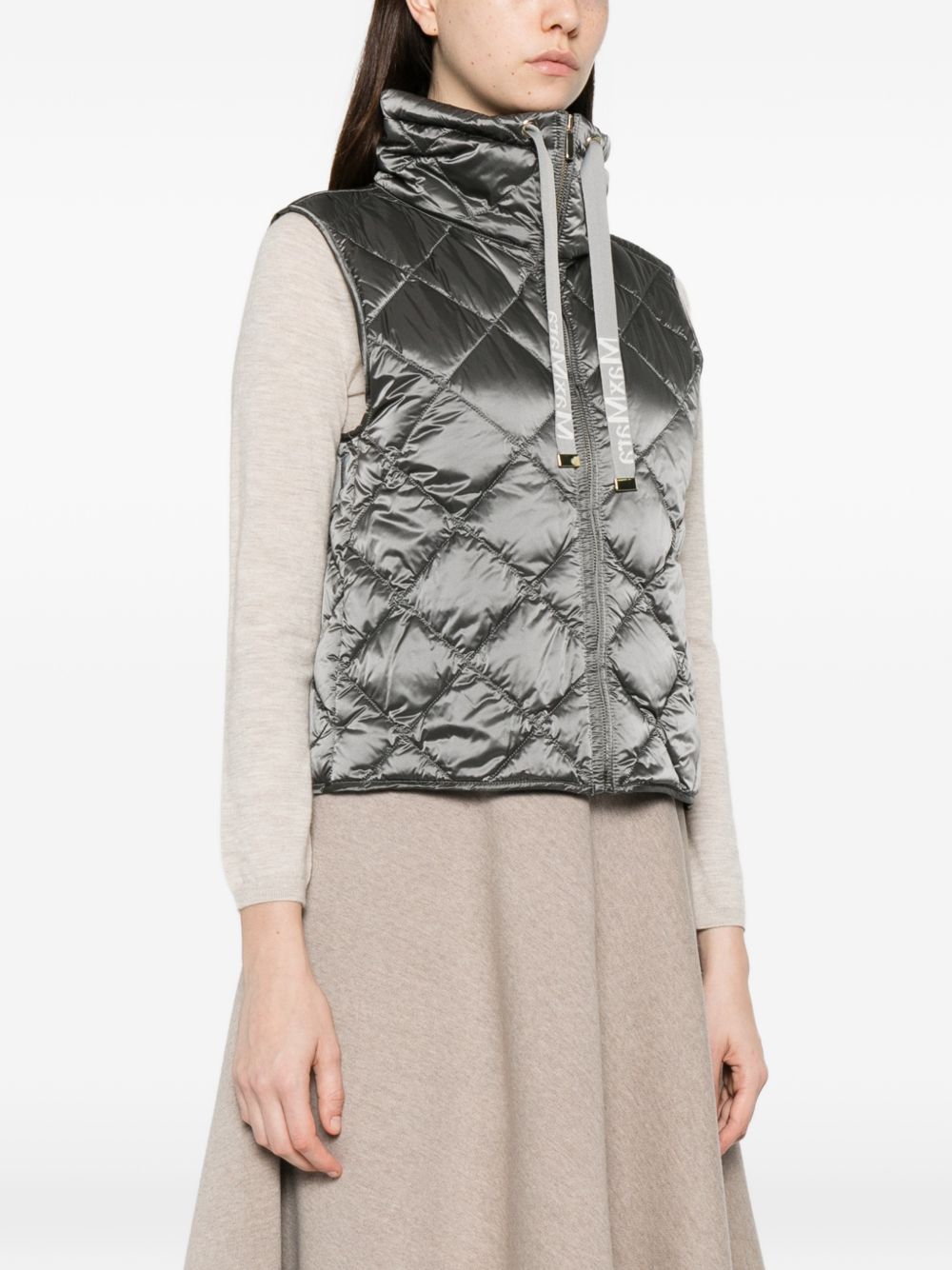 Max Mara The Cube Women Quilted Down Vest