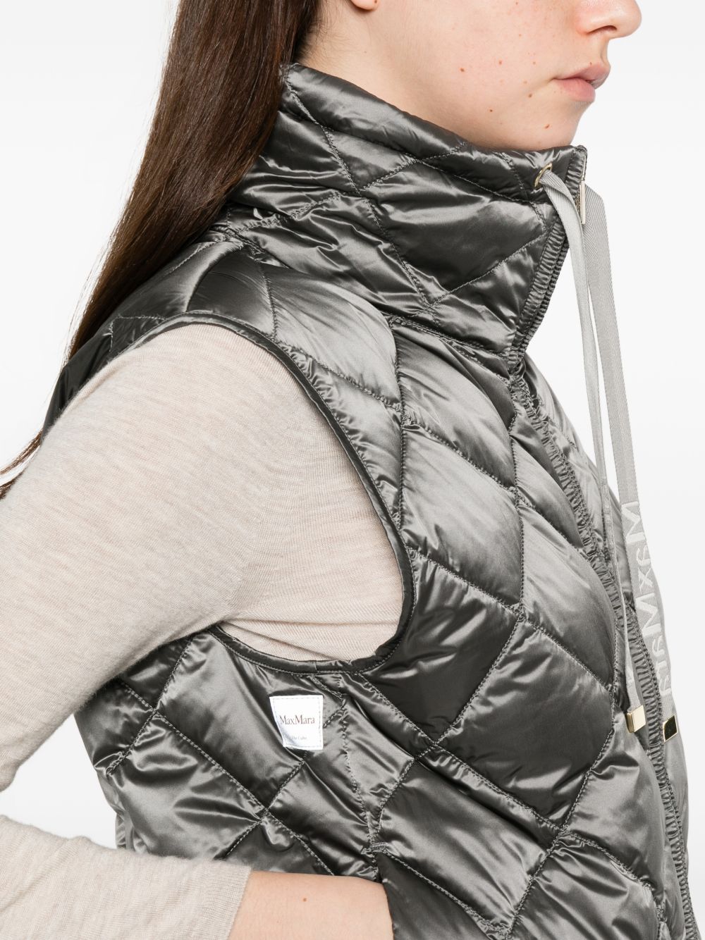 Max Mara The Cube Women Quilted Down Vest
