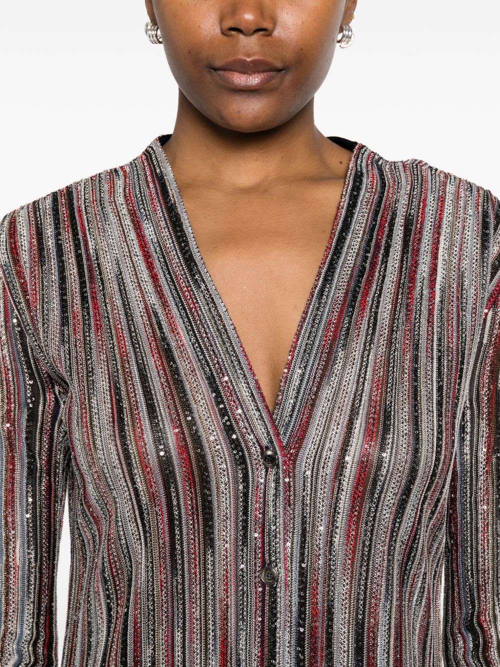 Missoni Women Striped Long Cardigan MISSONI