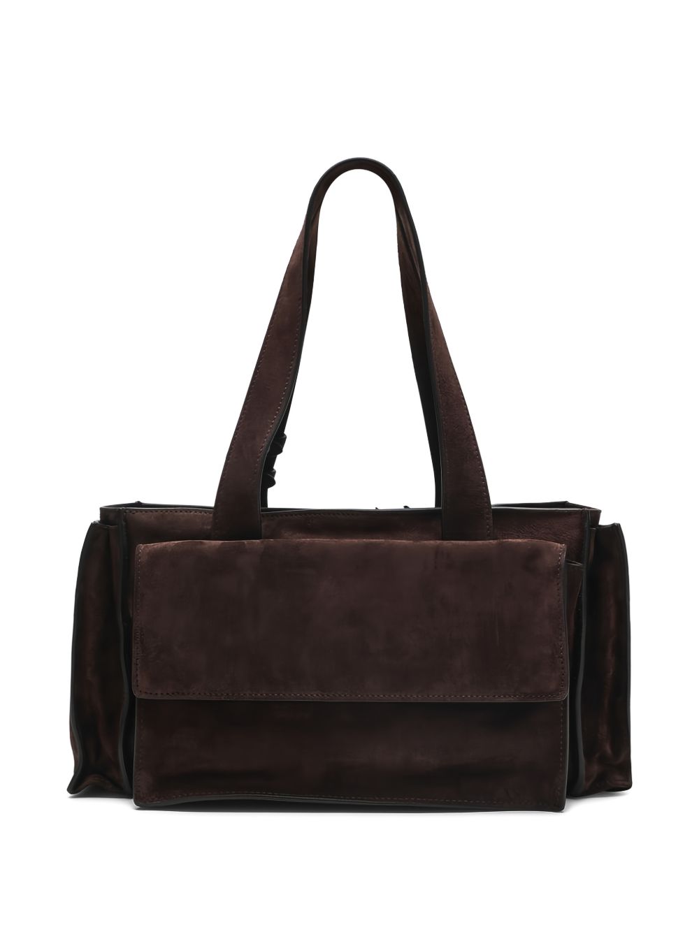 Miu Miu Women Utilitaire Suede Leather Tote Bag MIU MIU