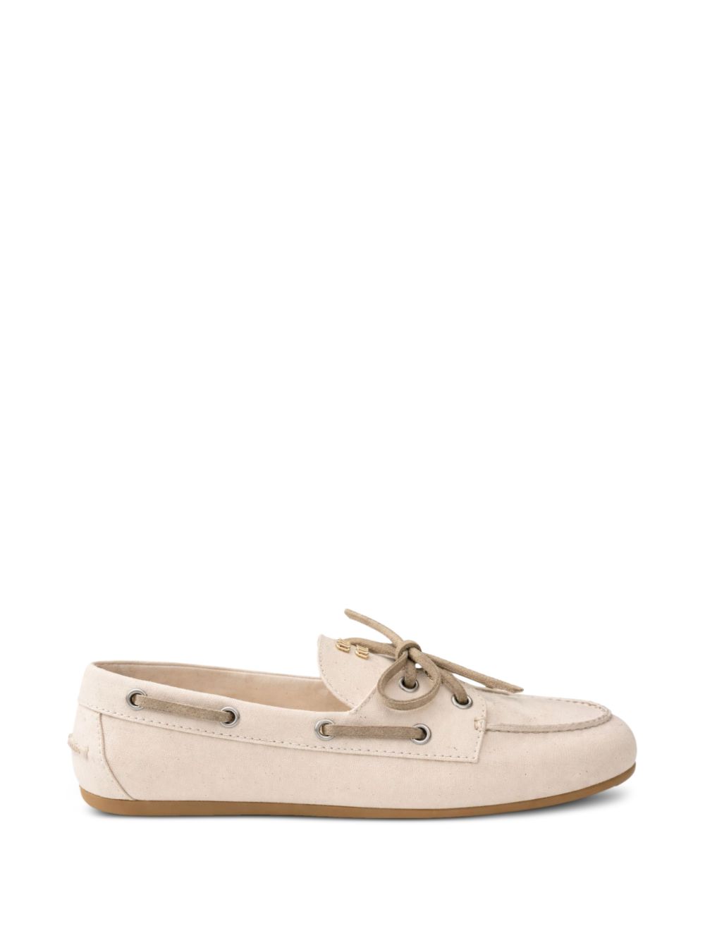 Miu Miu Women Deck Canvas Loafers MIU MIU