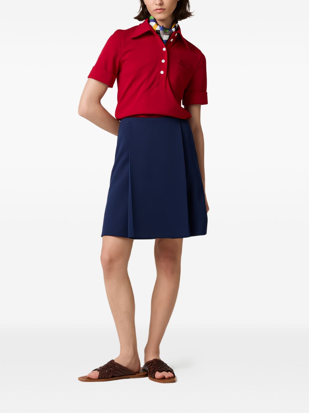 Miu Miu Women Jersey Tec Short Skirt MIU MIU