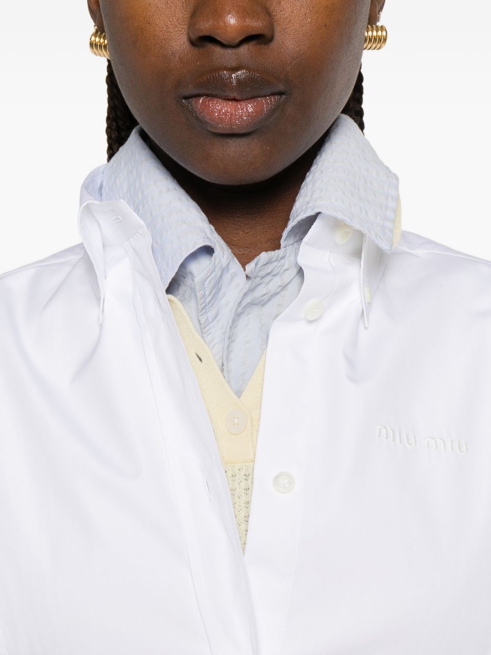 Miu Miu Women Cotton Shirt MIU MIU