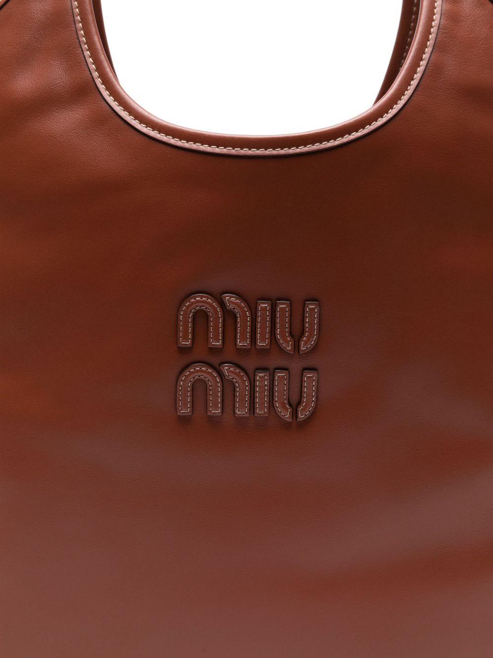 Miu Miu Women Ivy Leather Shoulder Bag MIU MIU