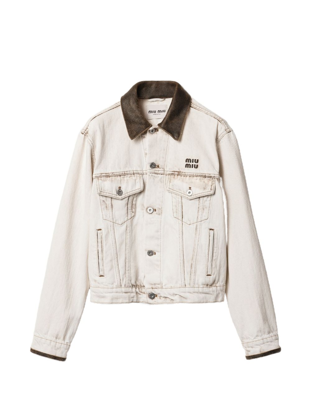 Miu Miu Women Denim Cotton Jacket MIU MIU
