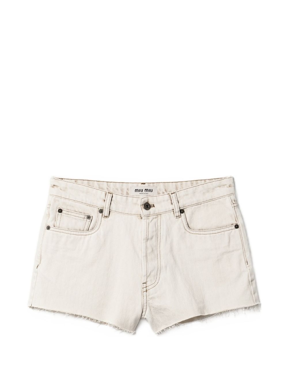 Miu Miu Women Denim Cotton Shorts MIU MIU