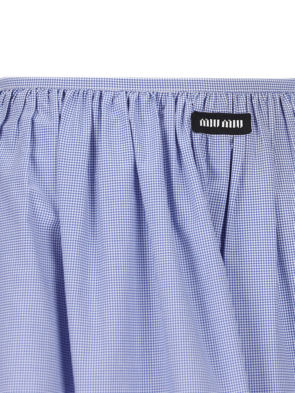 Miu Miu Women Cotton Midi Skirt MIU MIU