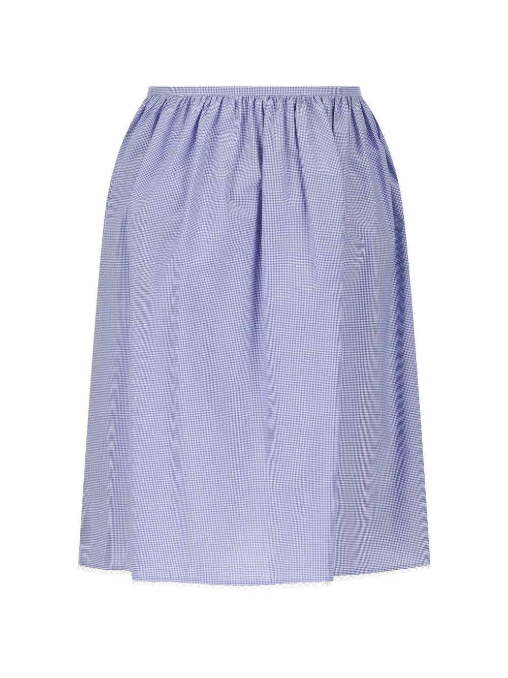 Miu Miu Women Cotton Midi Skirt MIU MIU