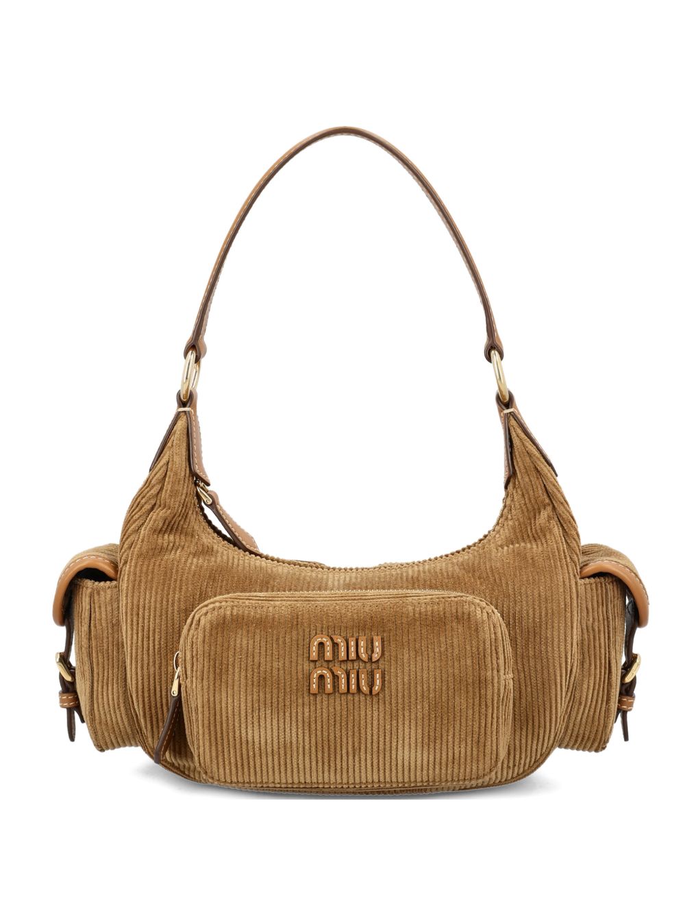 Miu Miu Women Pocket Velvet Shoulder Bag MIU MIU
