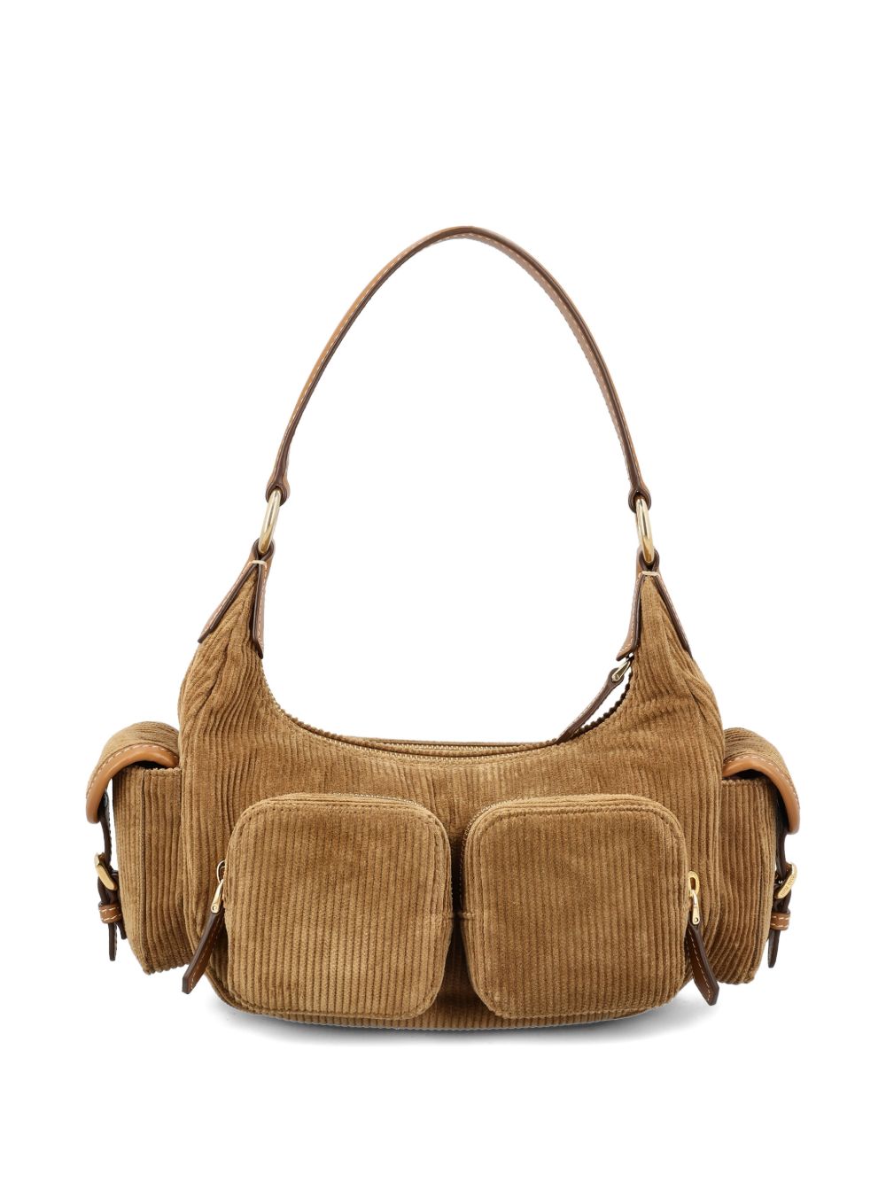 Miu Miu Women Pocket Velvet Shoulder Bag MIU MIU