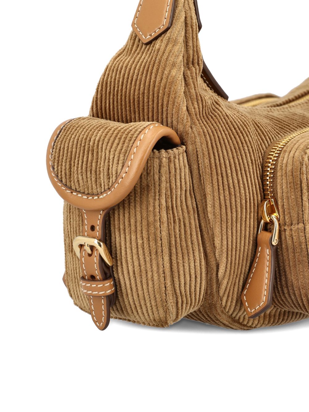 Miu Miu Women Pocket Velvet Shoulder Bag MIU MIU