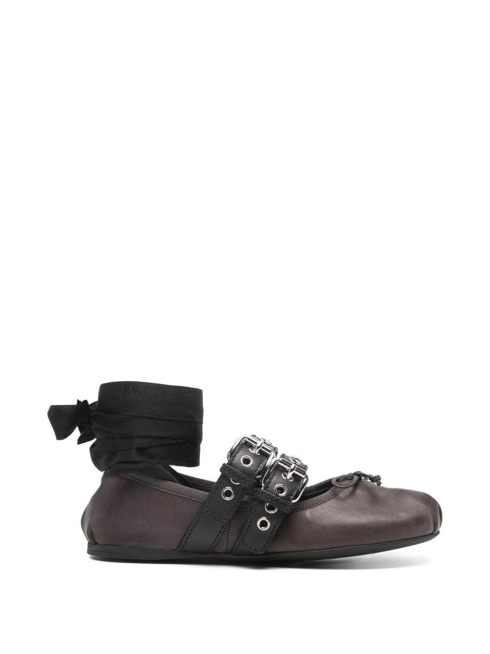 Miu Miu Women Leather Ballets MIU MIU