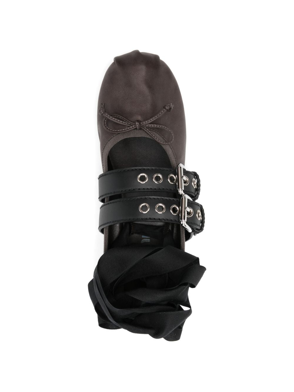 Miu Miu Women Leather Ballets MIU MIU